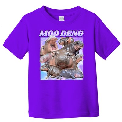 Moo Deng Meme Hippo Toddler T-Shirt