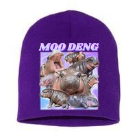 Moo Deng Meme Hippo Short Acrylic Beanie