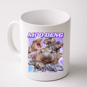 Moo Deng Meme Hippo Coffee Mug