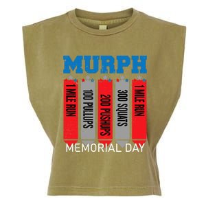 Memorial Day Murph Wod Workout Cross Fitness Fun Gift Garment-Dyed Women's Muscle Tee