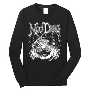 Moo Deng Metal Long Sleeve Shirt