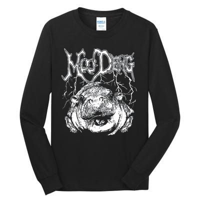 Moo Deng Metal Tall Long Sleeve T-Shirt