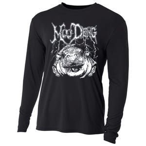 Moo Deng Metal Cooling Performance Long Sleeve Crew