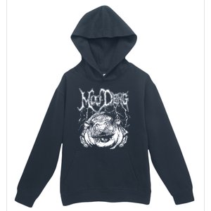 Moo Deng Metal Urban Pullover Hoodie