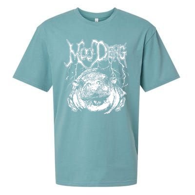 Moo Deng Metal Sueded Cloud Jersey T-Shirt