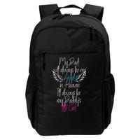 My Dad My Angel In Heaven In Loving Memory Of My Dad Backpack