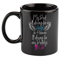 My Dad My Angel In Heaven In Loving Memory Of My Dad 11oz C Handle Ceramic Mug