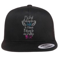 My Dad My Angel In Heaven In Loving Memory Of My Dad Flatbill Hat