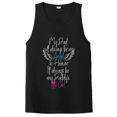 My Dad My Angel In Heaven In Loving Memory Of My Dad PosiCharge Competitor Tank