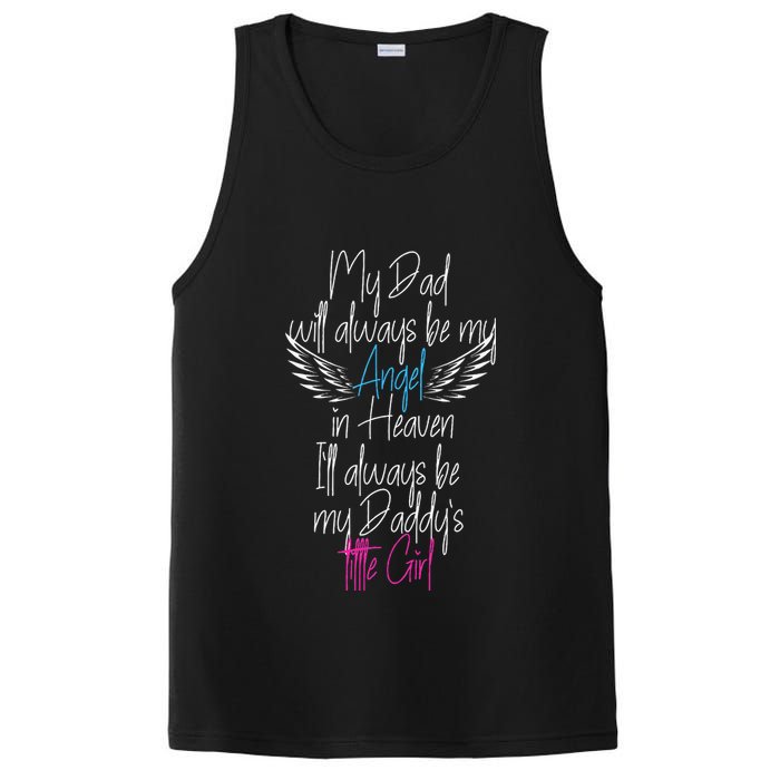My Dad My Angel In Heaven In Loving Memory Of My Dad PosiCharge Competitor Tank