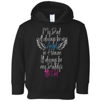 My Dad My Angel In Heaven In Loving Memory Of My Dad Toddler Hoodie