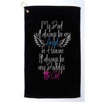 My Dad My Angel In Heaven In Loving Memory Of My Dad Golf Towel