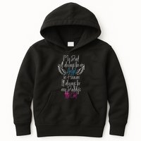 My Dad My Angel In Heaven In Loving Memory Of My Dad Kids Hoodie