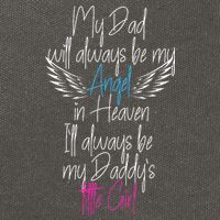 My Dad My Angel In Heaven In Loving Memory Of My Dad Cotton Canvas Backpack
