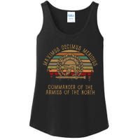 Maximus Decimus Meridius Commander Of The Armies Of The North Vintage Movie Ladies Essential Tank