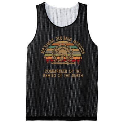 Maximus Decimus Meridius Commander Of The Armies Of The North Vintage Movie Mesh Reversible Basketball Jersey Tank