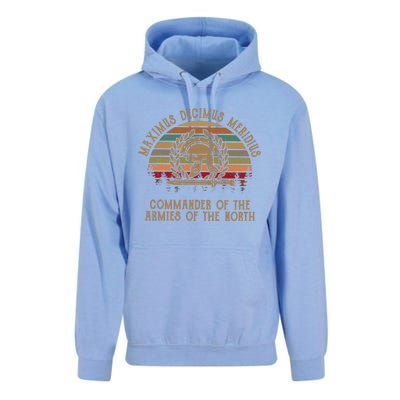 Maximus Decimus Meridius Commander Of The Armies Of The North Vintage Movie Unisex Surf Hoodie