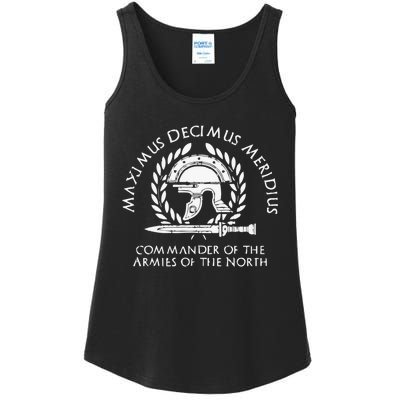 Maximus Decimus Meridius Commander Of The Armies Of The North Vintage Movie Ladies Essential Tank