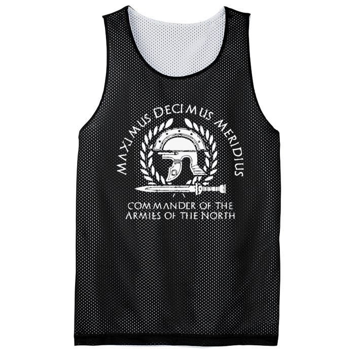 Maximus Decimus Meridius Commander Of The Armies Of The North Vintage Movie Mesh Reversible Basketball Jersey Tank