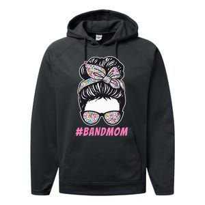 Mother's day Messy Hair Woman Bun Band Mom Funny Performance Fleece Hoodie