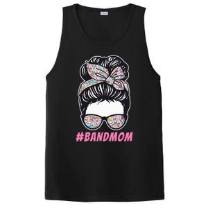 Mother's day Messy Hair Woman Bun Band Mom Funny PosiCharge Competitor Tank