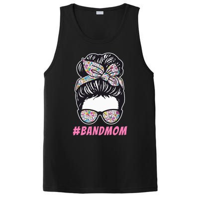 Mother's day Messy Hair Woman Bun Band Mom Funny PosiCharge Competitor Tank