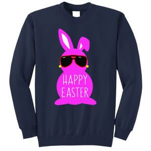 Mom Daughter Matching Happy Easter Bunny Mommy And Me Outfit Tall Sweatshirt