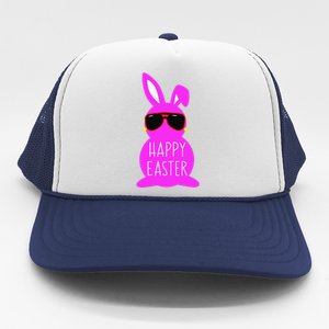 Mom Daughter Matching Happy Easter Bunny Mommy And Me Outfit Trucker Hat