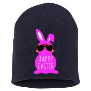 Mom Daughter Matching Happy Easter Bunny Mommy And Me Outfit Short Acrylic Beanie