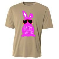 Mom Daughter Matching Happy Easter Bunny Mommy And Me Outfit Cooling Performance Crew T-Shirt