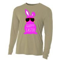 Mom Daughter Matching Happy Easter Bunny Mommy And Me Outfit Cooling Performance Long Sleeve Crew