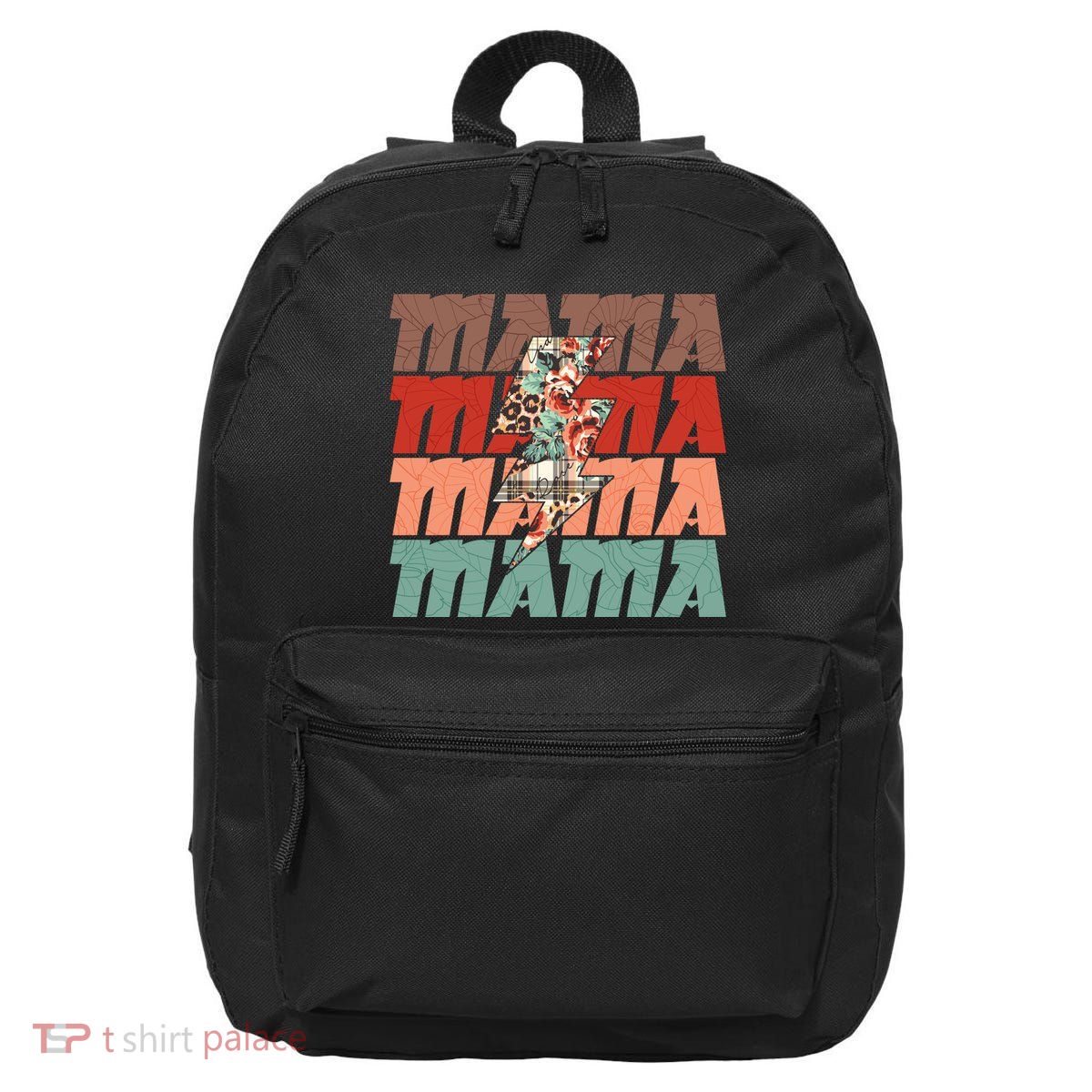 Mothers Day Mama Lightning Rose Pattern 16 in Basic Backpack