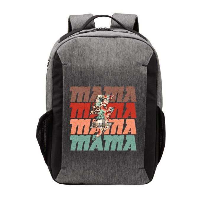 Mothers Day Mama Lightning Rose Pattern Vector Backpack