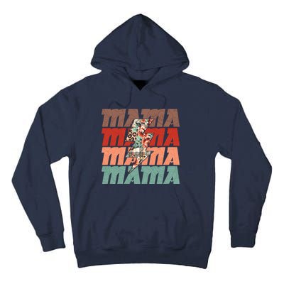 Mothers Day Mama Lightning Rose Pattern Tall Hoodie