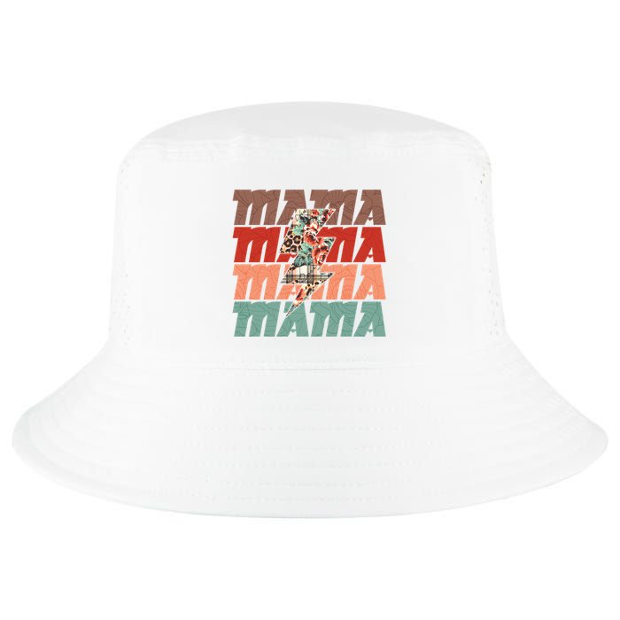 Mothers Day Mama Lightning Rose Pattern Cool Comfort Performance Bucket Hat