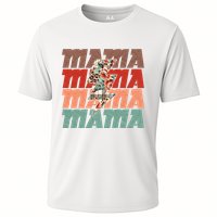 Mothers Day Mama Lightning Rose Pattern Cooling Performance Crew T-Shirt