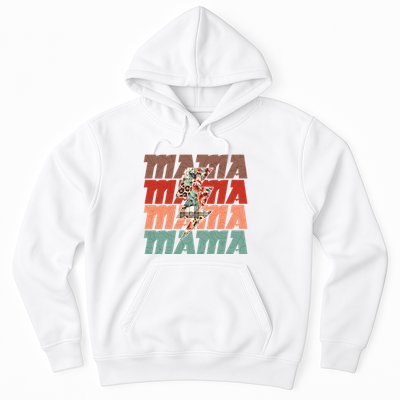 Mothers Day Mama Lightning Rose Pattern Hoodie