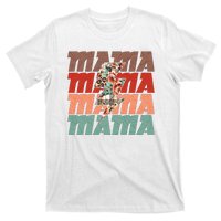 Mothers Day Mama Lightning Rose Pattern T-Shirt