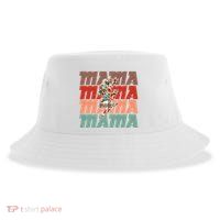 Mothers Day Mama Lightning Rose Pattern Sustainable Bucket Hat