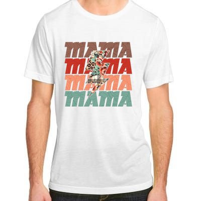 Mothers Day Mama Lightning Rose Pattern Adult ChromaSoft Performance T-Shirt