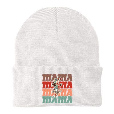 Mothers Day Mama Lightning Rose Pattern Beanie