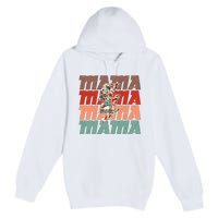 Mothers Day Mama Lightning Rose Pattern Premium Pullover Hoodie