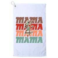 Mothers Day Mama Lightning Rose Pattern Golf Towel
