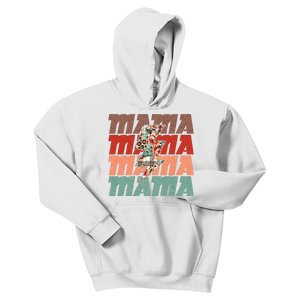 Mothers Day Mama Lightning Rose Pattern Kids Hoodie