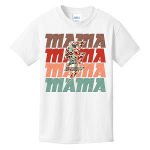 Mothers Day Mama Lightning Rose Pattern Kids T-Shirt