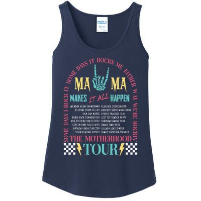 Mothers Day Motherhood Mama Rock MomS Life Ladies Essential Tank