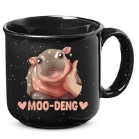 Moo Deng 15oz Campfire Ceramic Mug