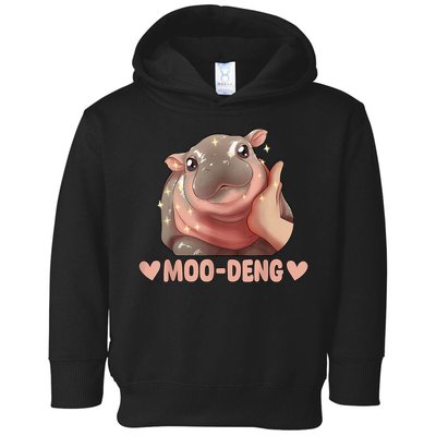 Moo Deng Toddler Hoodie