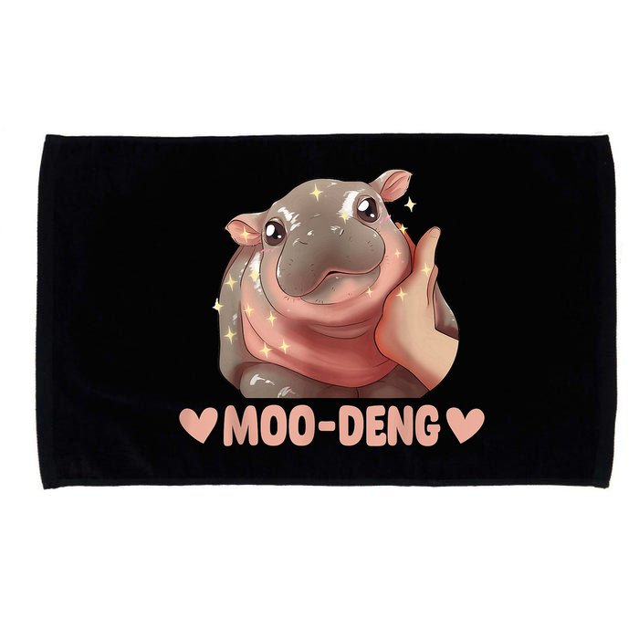 Moo Deng Microfiber Hand Towel
