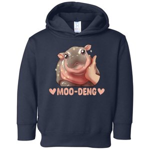 Moo Deng Toddler Hoodie